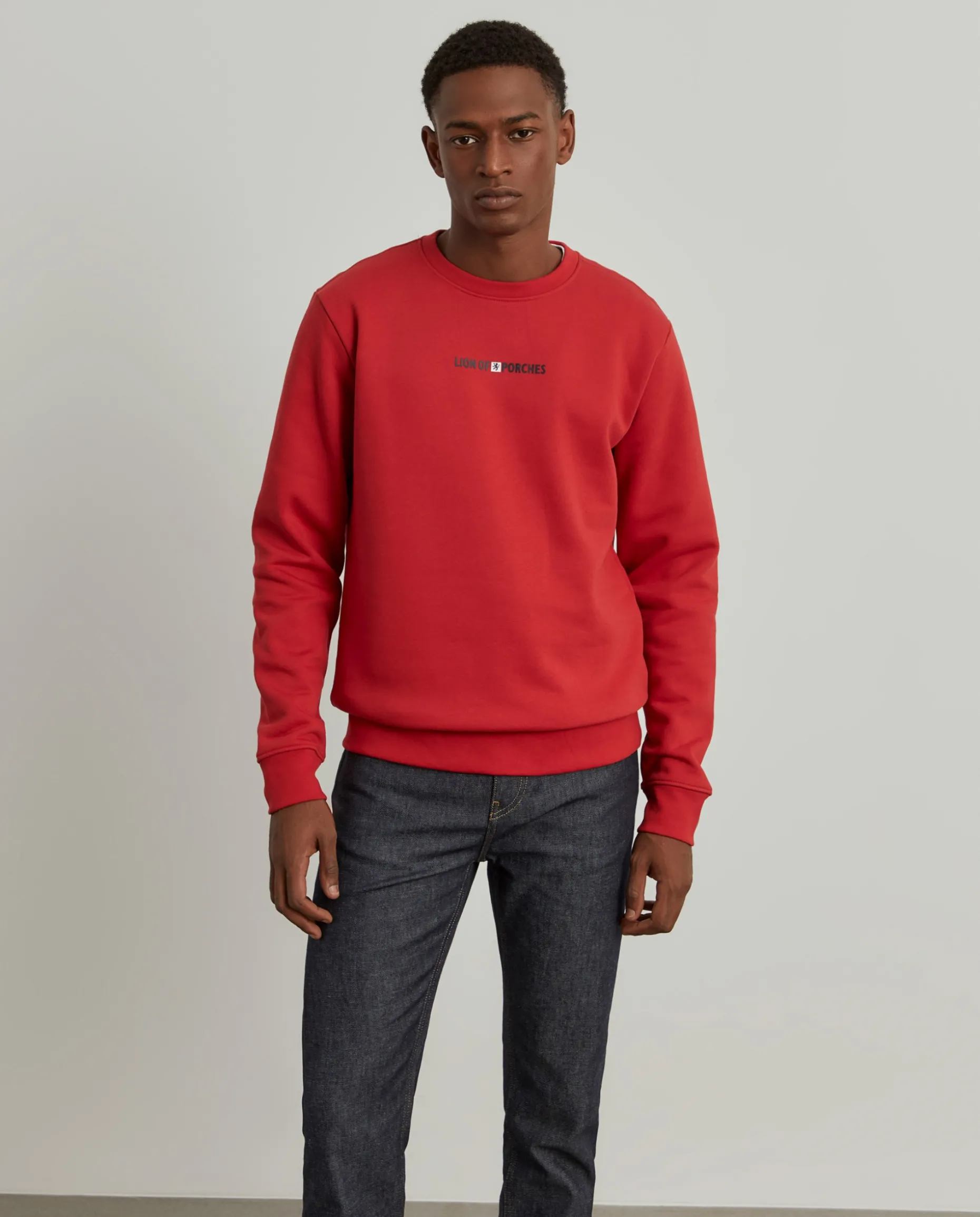 Sweater com estampado e interior polar|LION OF PORCHES Discount