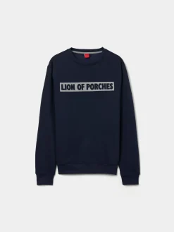 Sweater com estampado e interior polar|LION OF PORCHES Cheap