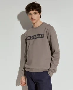 Sweater com estampado e interior polar|LION OF PORCHES New