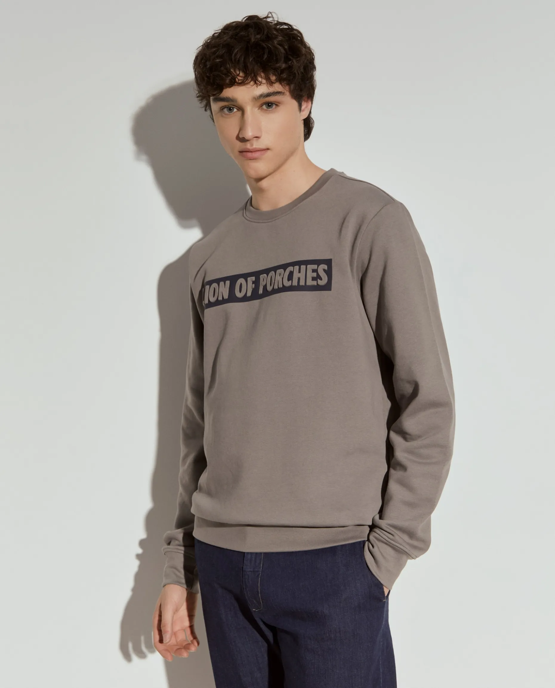 Sweater com estampado e interior polar|LION OF PORCHES New