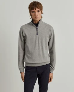 Sweater com fecho em contraste|LION OF PORCHES Shop
