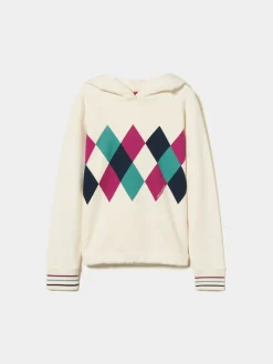 Sweater de algodão com capuz|LION OF PORCHES Clearance