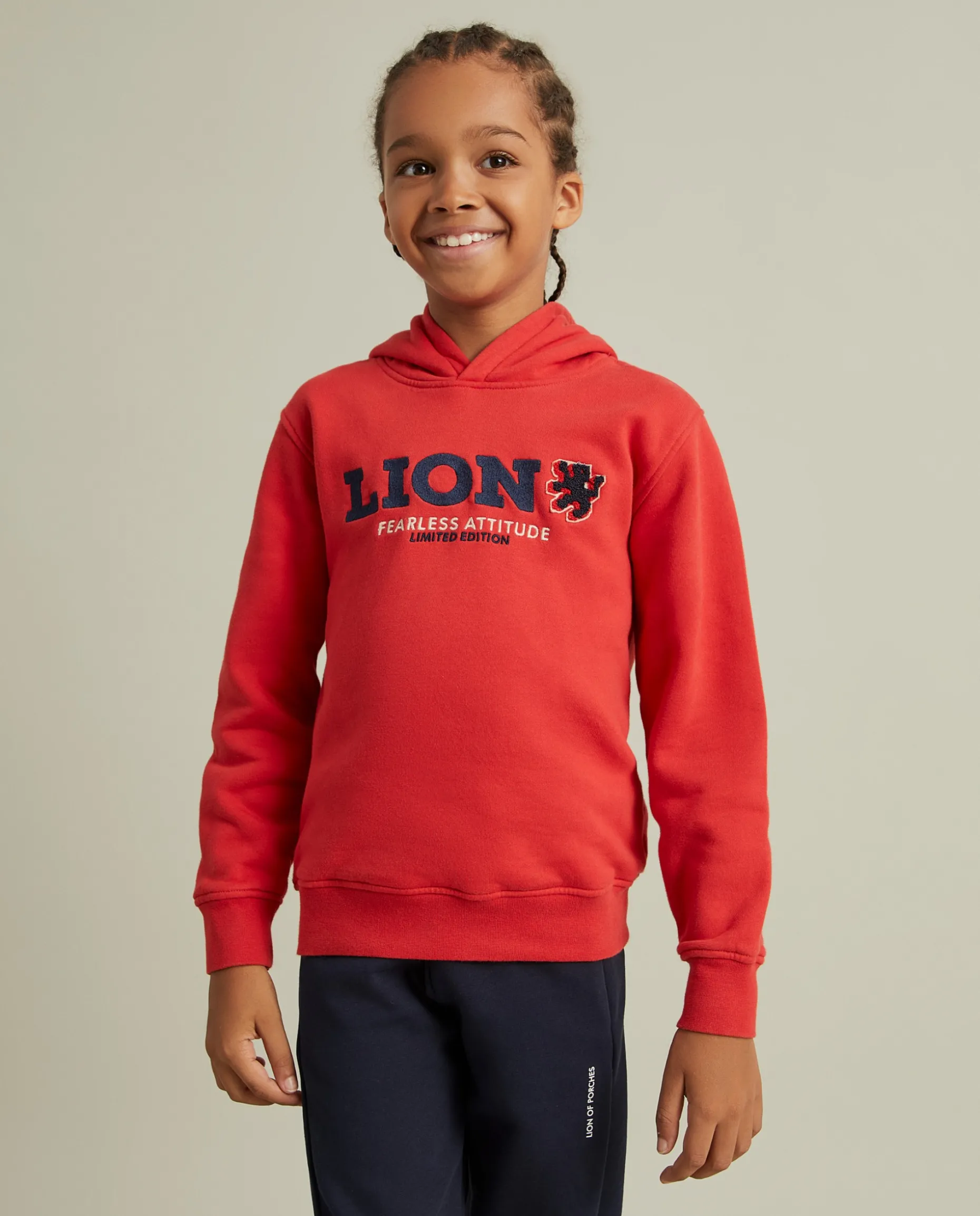 Sweater de algodão com capuz|LION OF PORCHES Shop