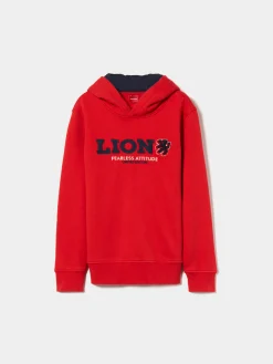Sweater de algodão com capuz|LION OF PORCHES Shop