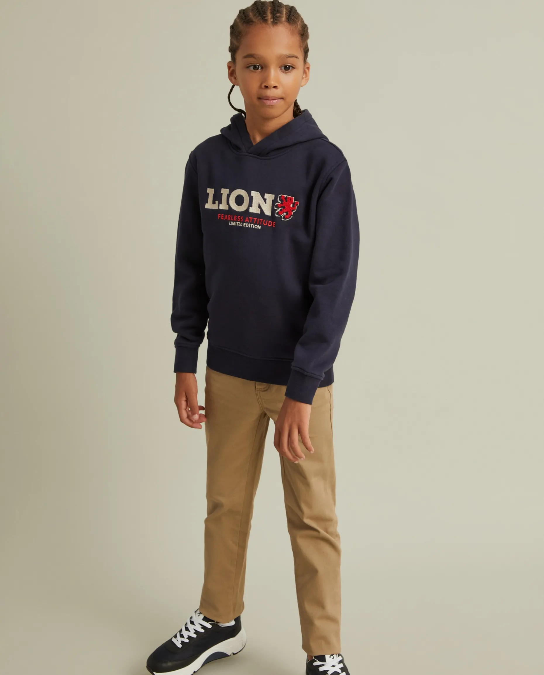 Sweater de algodão com capuz|LION OF PORCHES Shop
