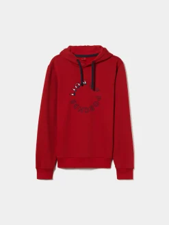 Sweater de algodão com capuz|LION OF PORCHES Best Sale