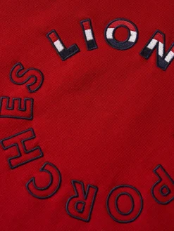 Sweater de algodão com capuz|LION OF PORCHES Best Sale