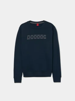 Sweater de algodão com estampado|LION OF PORCHES Outlet