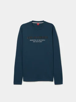 Sweater de algodão com estampado|LION OF PORCHES Cheap