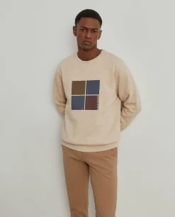 Sweater de algodão com estampado|LION OF PORCHES Hot