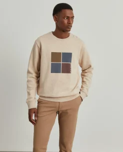 Sweater de algodão com estampado|LION OF PORCHES Hot