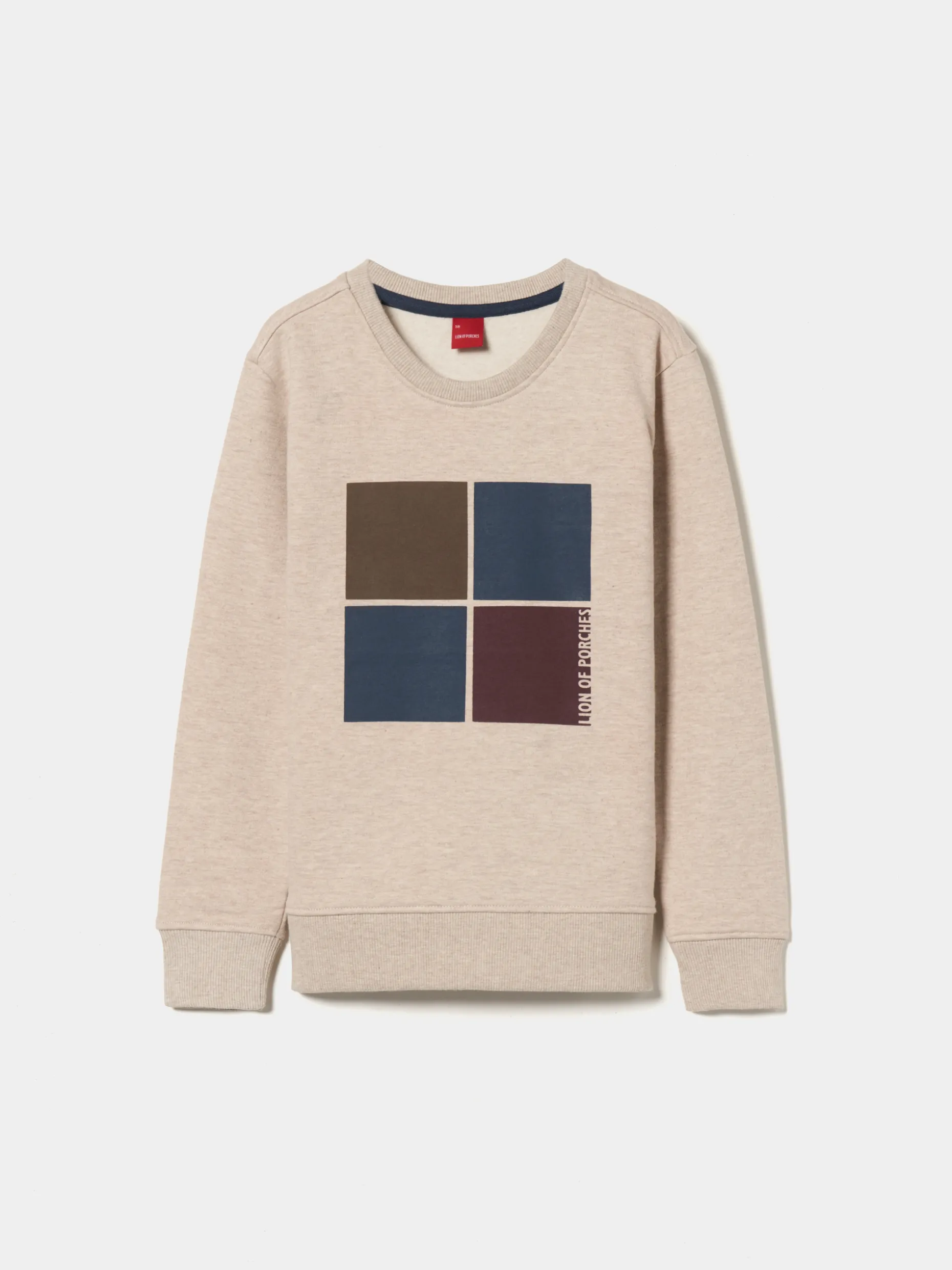 Sweater de algodão com estampado|LION OF PORCHES Clearance