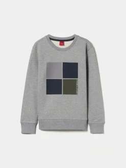 Sweater de algodão com estampado|LION OF PORCHES Flash Sale