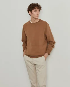 Sweater de algodão decote redondo|LION OF PORCHES Cheap