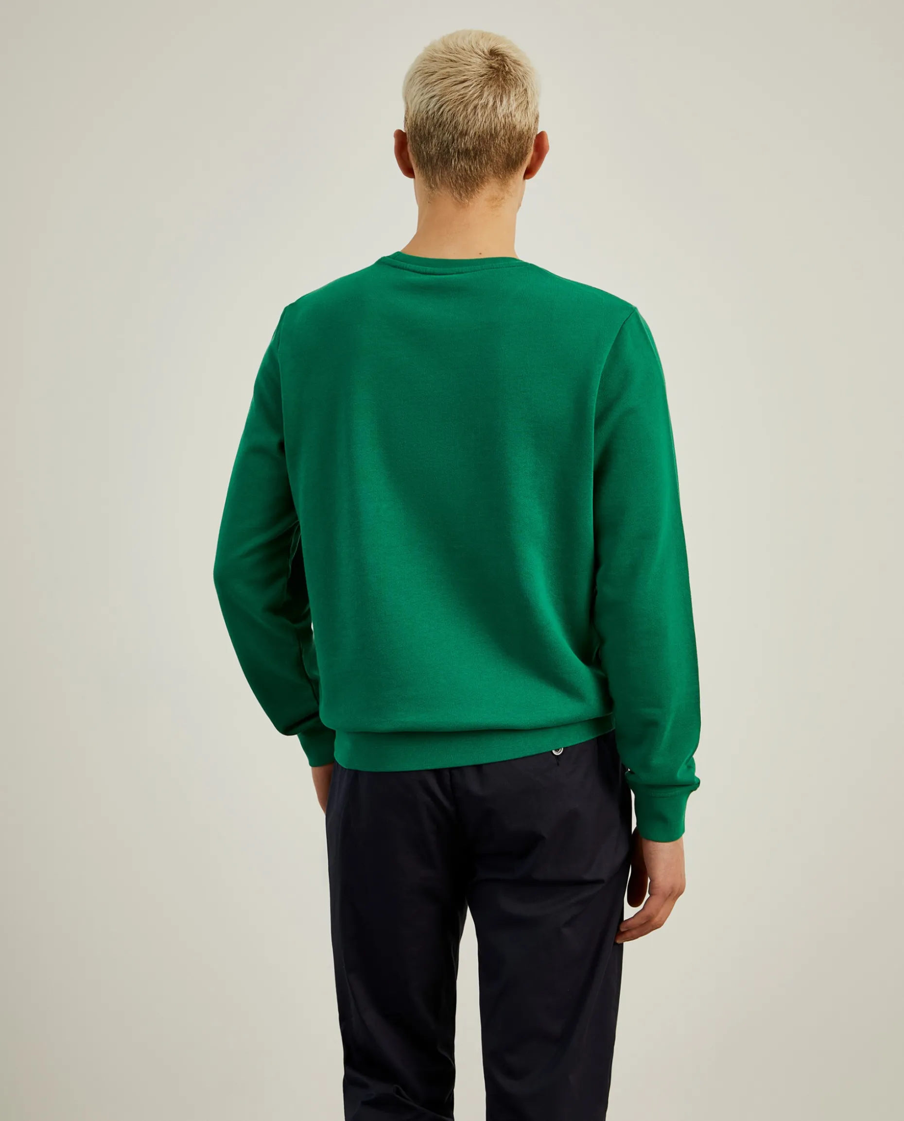 Sweater de gola redonda em algodão|LION OF PORCHES Clearance