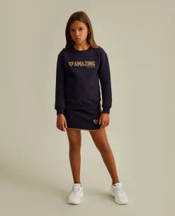 Sweater de malha com estampado|LION OF PORCHES Sale