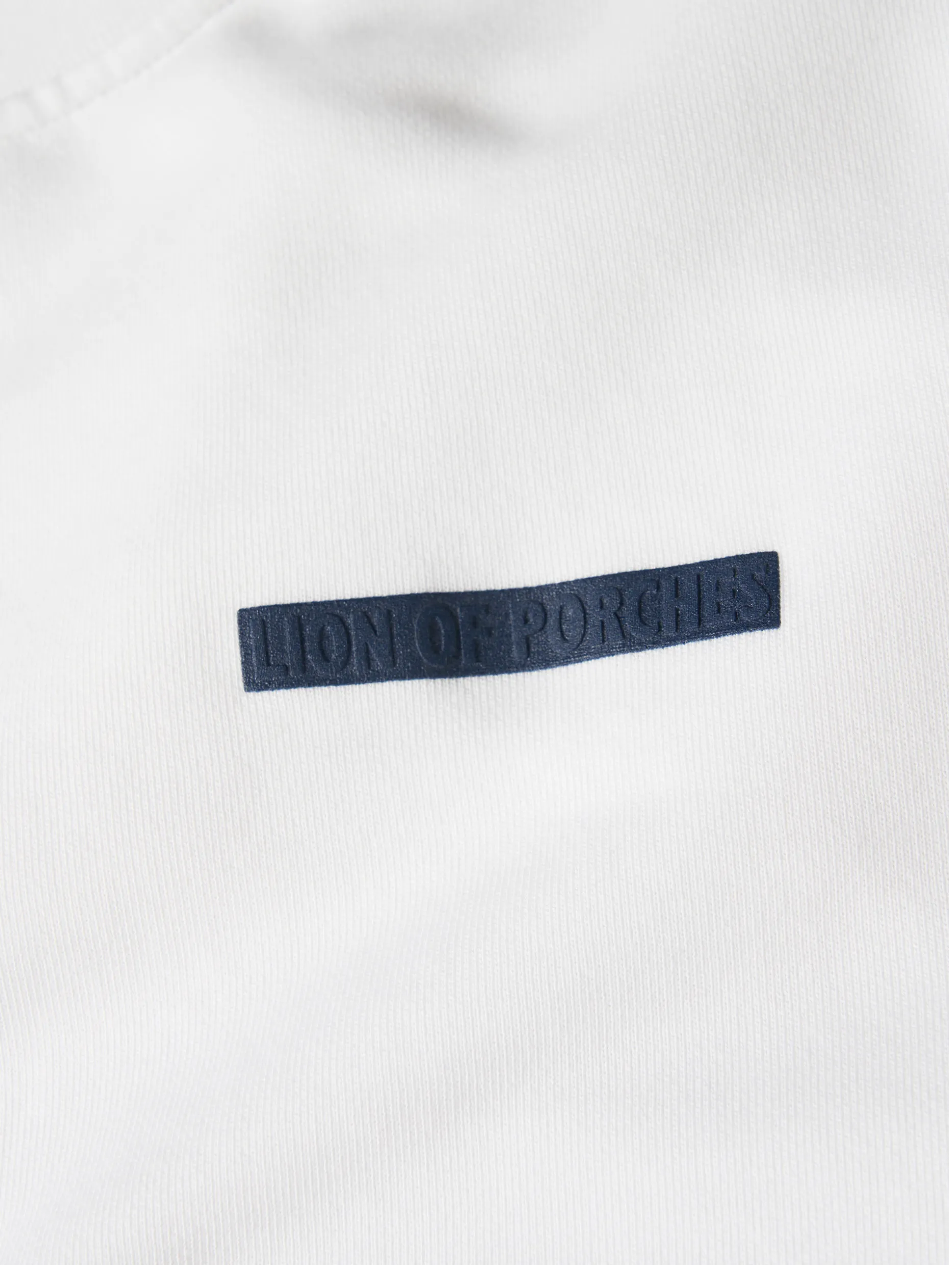 Sweater de manga comprida com logotipo a contraste|LION OF PORCHES Store