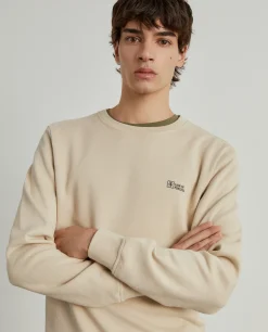 Sweater decote redondo em malha piqué|LION OF PORCHES Best