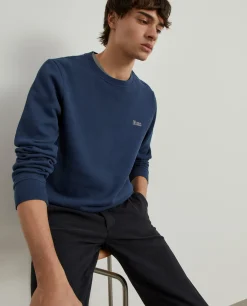 Sweater decote redondo em malha piqué|LION OF PORCHES Cheap