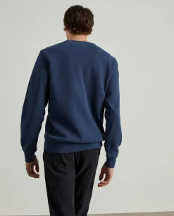 Sweater decote redondo em malha piqué|LION OF PORCHES Cheap
