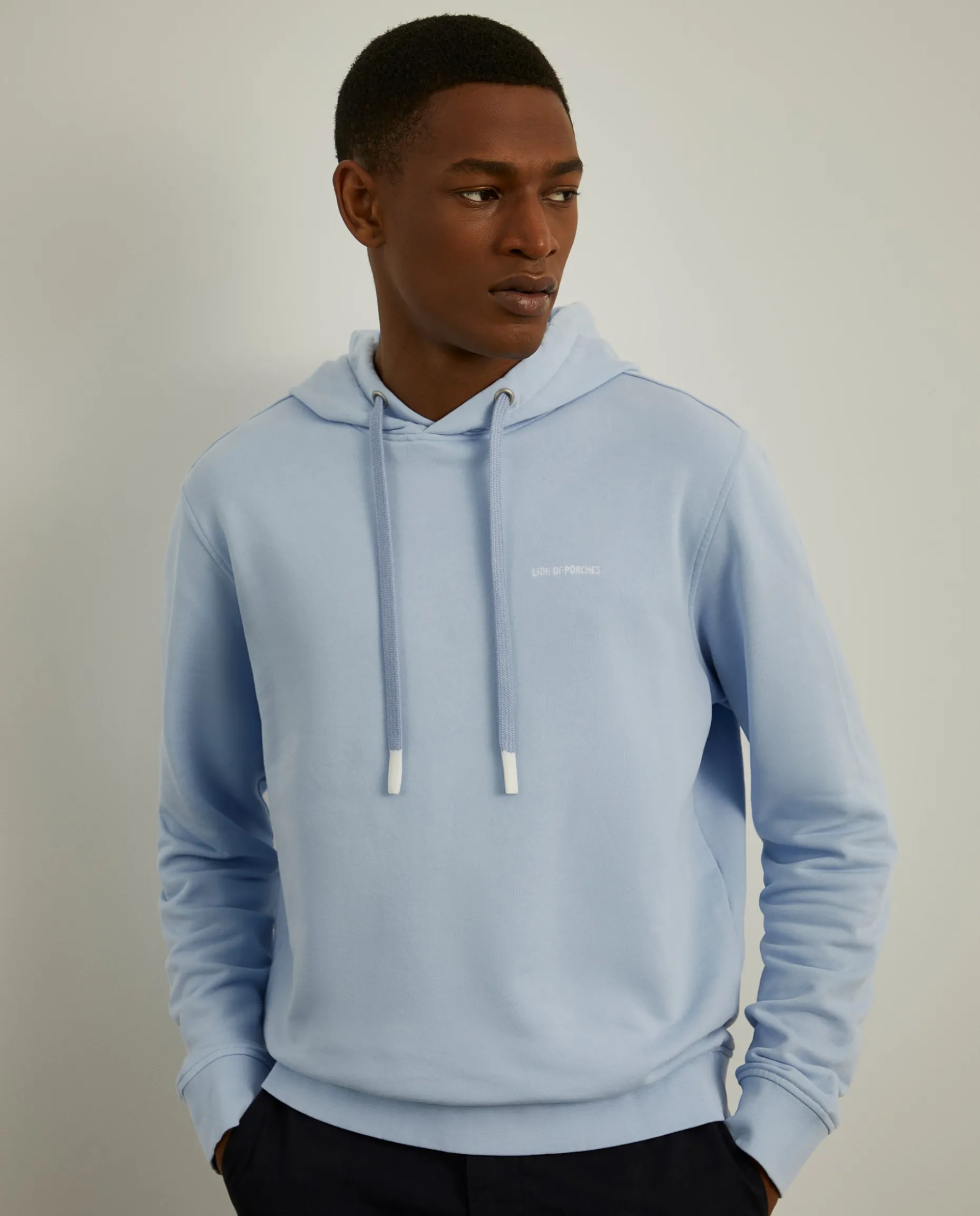 Sweater em algodão com capuz|LION OF PORCHES Shop