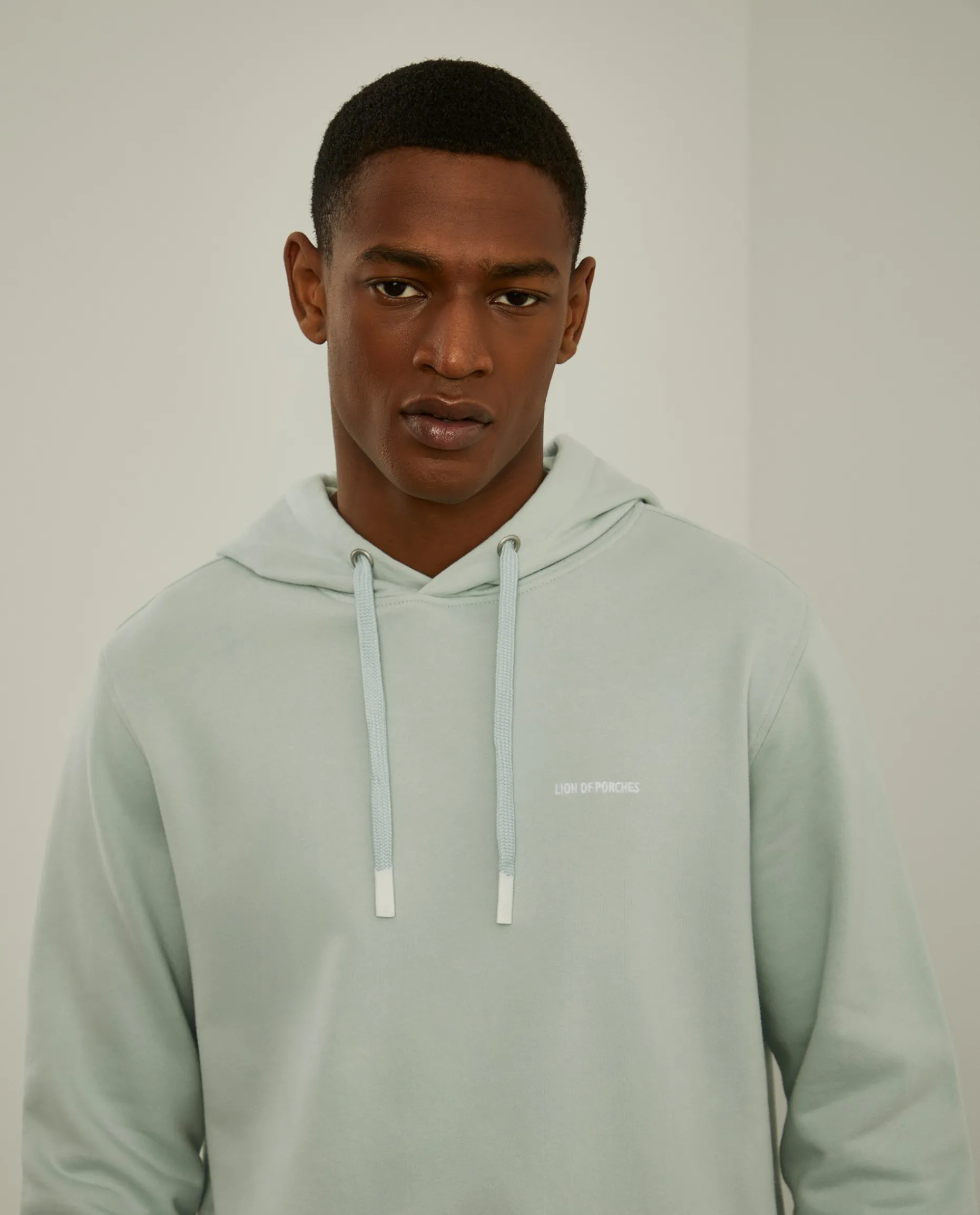 Sweater em algodão com capuz|LION OF PORCHES Outlet