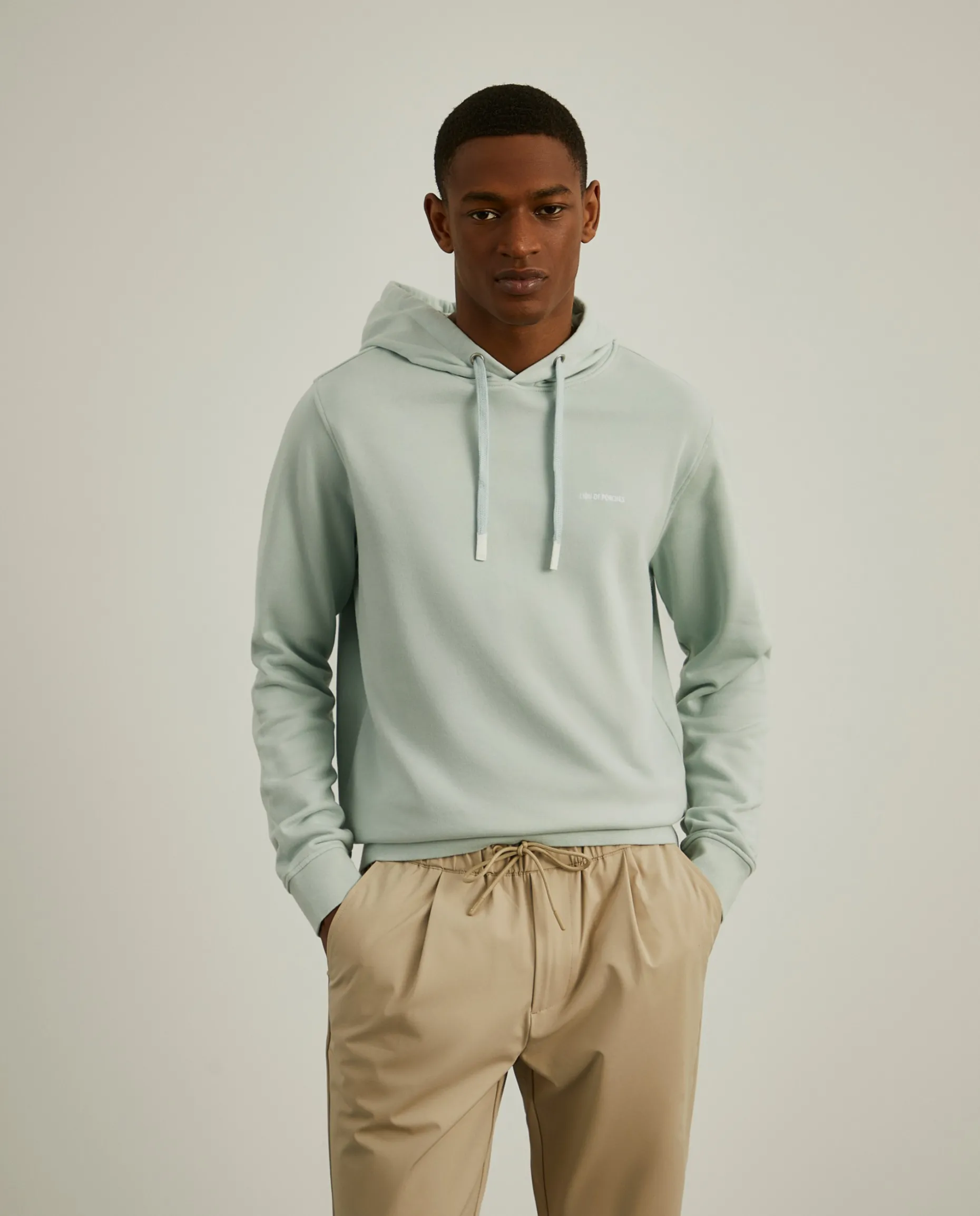 Sweater em algodão com capuz|LION OF PORCHES Outlet
