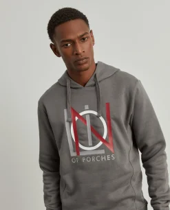 Sweater estampada com capuz|LION OF PORCHES Fashion