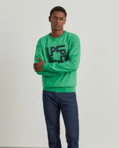 Sweater estampada de algodão|LION OF PORCHES Store