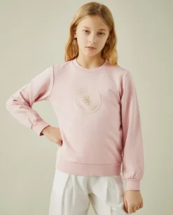 Sweater manga comprida com estampado|LION OF PORCHES New