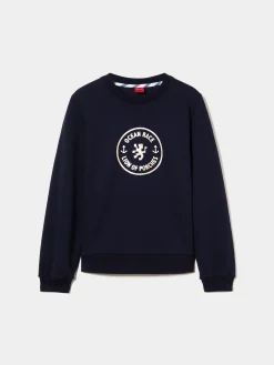 Sweater manga comprida com estampado|LION OF PORCHES Cheap