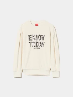 Sweater veludo com mensagem|LION OF PORCHES Flash Sale