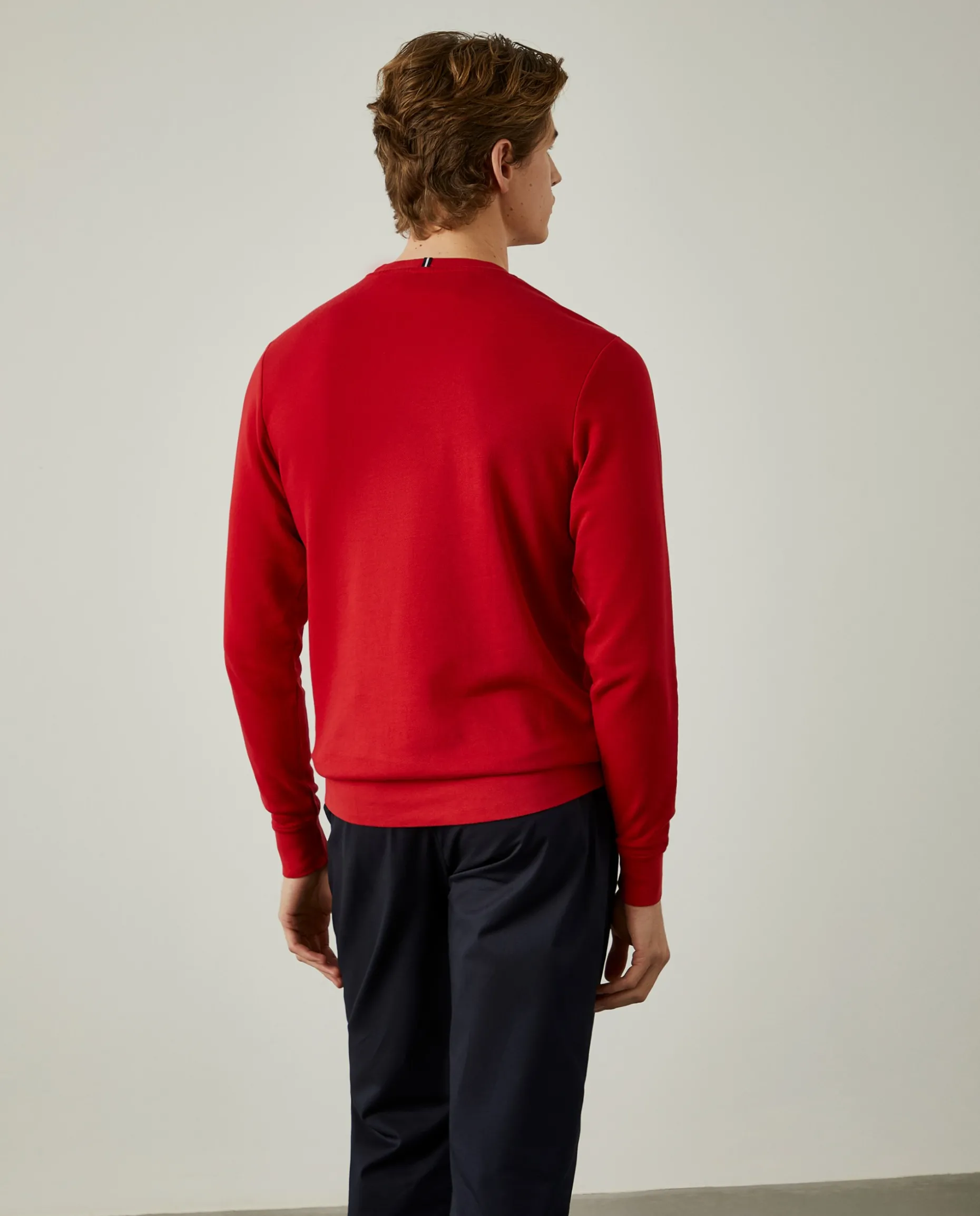 Sweatshirt de algodão com branding|LION OF PORCHES Best Sale