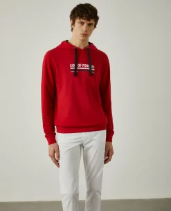 Sweatshirt de algodão com capuz|LION OF PORCHES Cheap