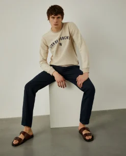 Sweatshirt de algodão com logotipo|LION OF PORCHES Sale