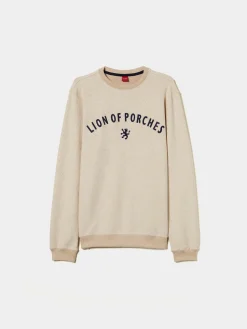 Sweatshirt de algodão com logotipo|LION OF PORCHES Sale