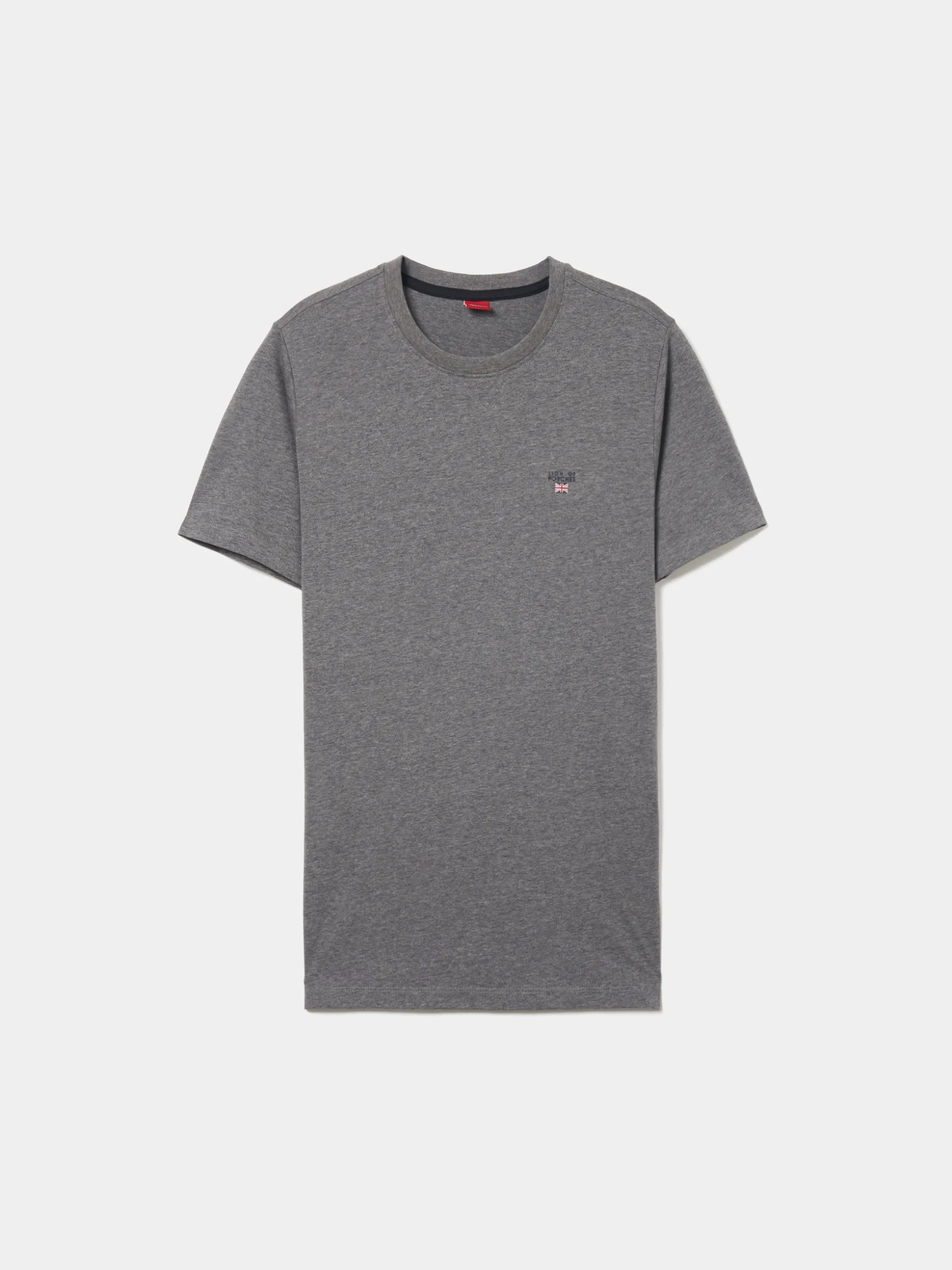 T-shirt básica de algodão|LION OF PORCHES Outlet