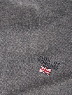 T-shirt básica de algodão|LION OF PORCHES Outlet
