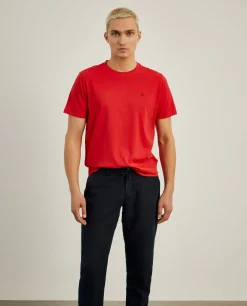 T-shirt básica de algodão|LION OF PORCHES Sale