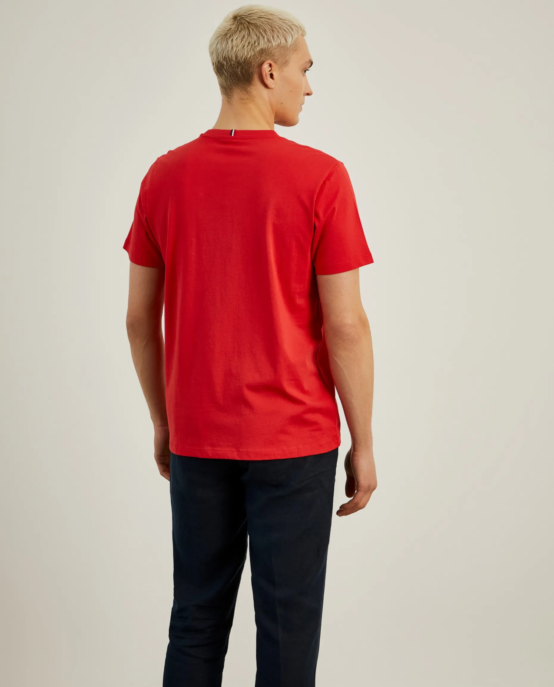 T-shirt básica de algodão|LION OF PORCHES Sale
