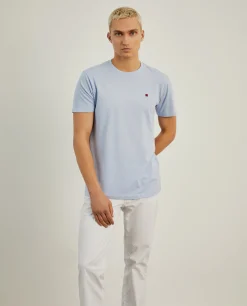 T-shirt básica de algodão|LION OF PORCHES Discount