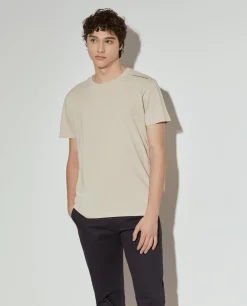 T-shirt básica de algodão|LION OF PORCHES Sale