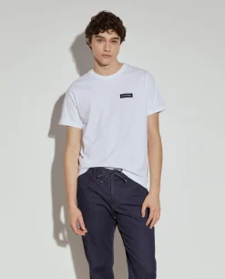 T-shirt básica de algodão|LION OF PORCHES Sale