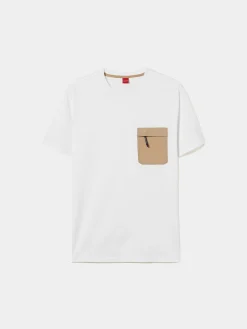 T-shirt com bolso em contraste|LION OF PORCHES Sale