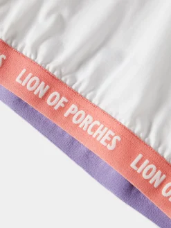 T-shirt cropped com manga balão|LION OF PORCHES Sale