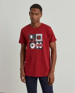 T-shirt de algodão com estampado|LION OF PORCHES Cheap