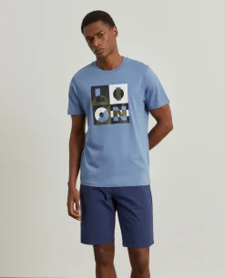 T-shirt de algodão com estampado|LION OF PORCHES Best Sale