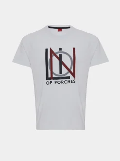 T-shirt de algodão com estampado|LION OF PORCHES Store