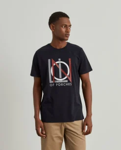 T-shirt de algodão com estampado|LION OF PORCHES Fashion