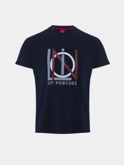 T-shirt de algodão com estampado|LION OF PORCHES Fashion